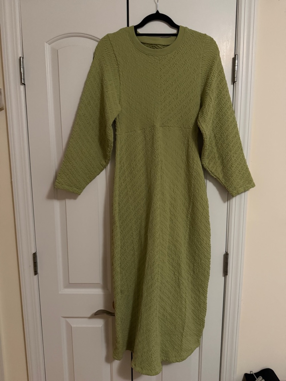 NWOT FREE PEOPLE Gabby Seamless
Midi Dress Stretch Quilted Open Back - Picture 4 of 9